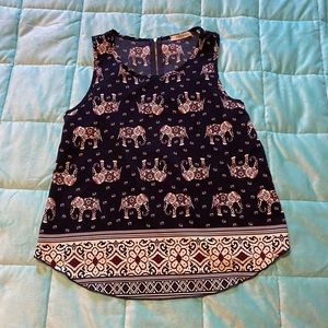 Papaya Elephant Tank Top